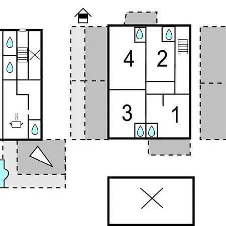 Σπίτι διακοπών Eight-bedroom Okrug Gornji With Sea View 05 *